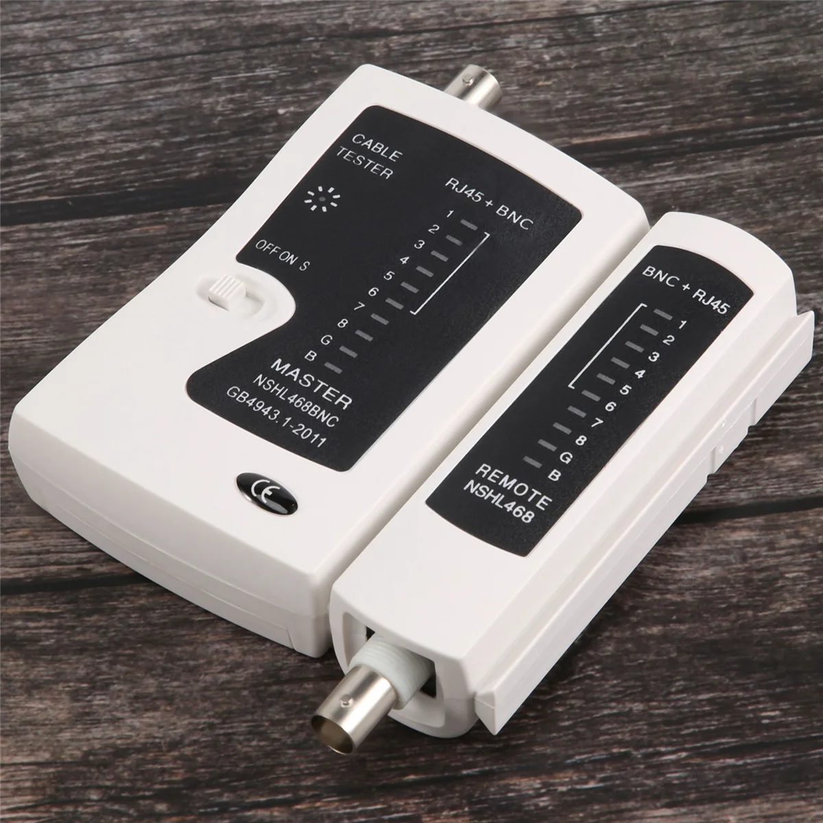 New Network Cable Ethernet Tester LAN RJ45 BNC Test Tool Coax Signal Lan Tester