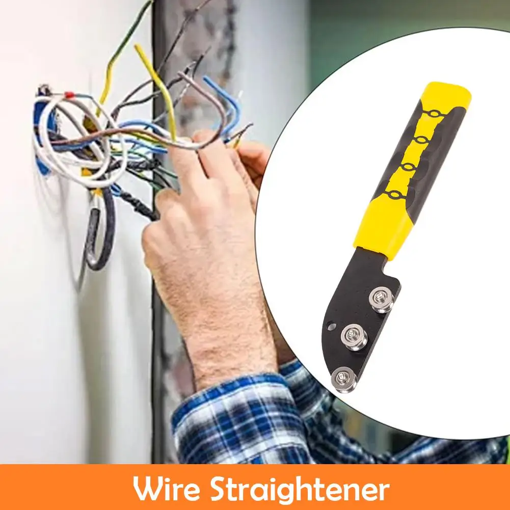 Wire Straightener Metal Wire Straightener Comfortable Non-slip Handle Tools Soft Straightening Tool Accessories For Machine