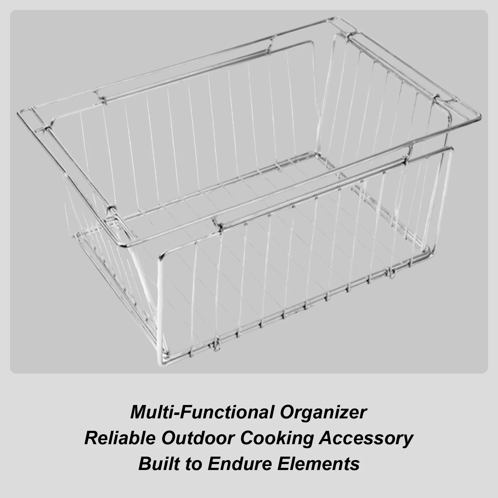 Cesta para mesa de Camping, contenedor plegable, cesta portátil a prueba de herrumbre, contenedores de almacenamiento para acampar, para el hogar, Picnic en interiores, barbacoa