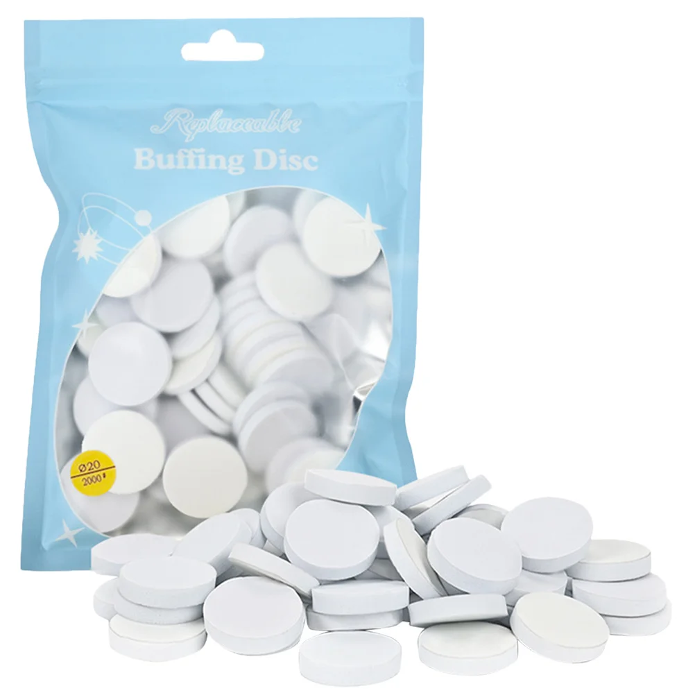 

50pcs Nail Buffing Discs Adhesive Nail Buffer File Grinding Replacement Sanding Disc Polishing Callus Remover Dead Skin
