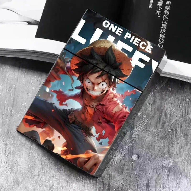 One Piece Luffy PVC Cigarette Case Anime Action Figure Cartoon Storage Box Kids Toys Anime Merchandise Decoration Birthday Gifts