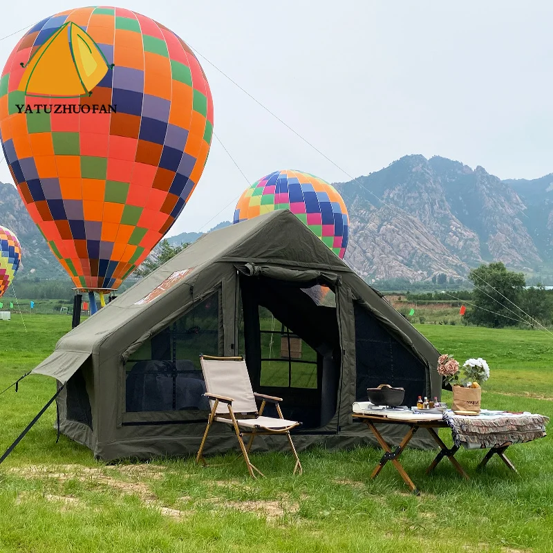 Wholesale Inflatable Tent 4 Season Waterproof Outdoor Single Layer Family Tents Camping Outdoor for Family