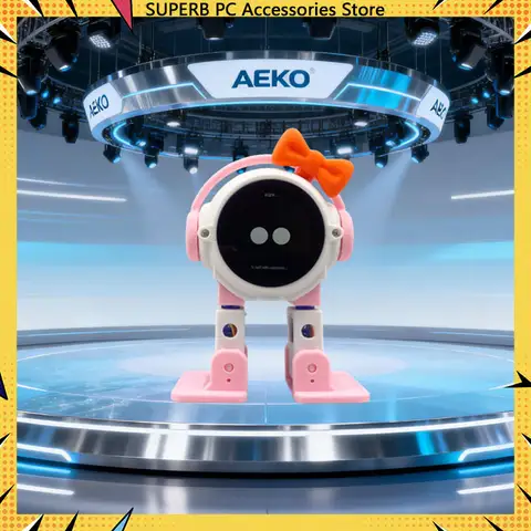AI AEKO With camera Robot ESP32-S3 Main Control 1.54inches Screen Intelligent Interactive Robot Voiceprint Recognition Companion