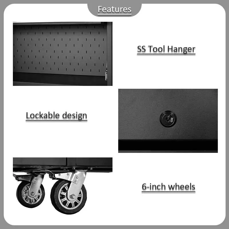 Customizable 56-Inch Tool Chest With Charging Ports For Garage Workshops OEM Support For Customization