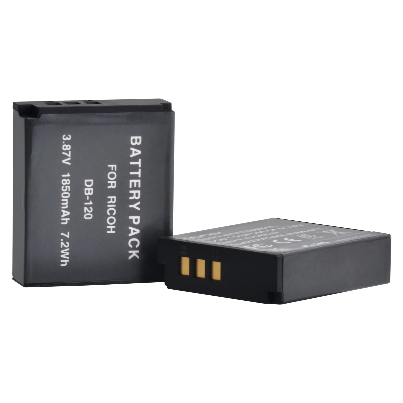 1850mAh DB-120 DB120 DB 120 Replacement Battery+Dual Charger Box