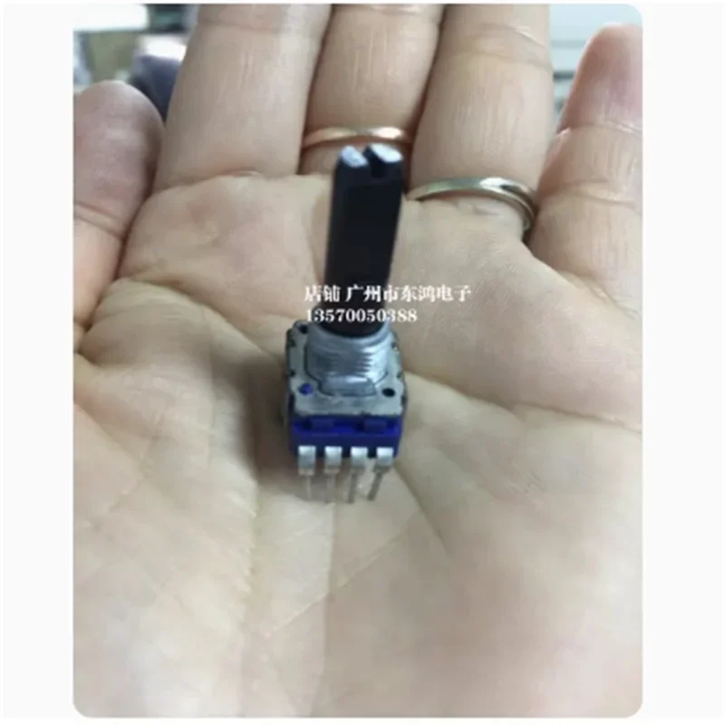1 PCS ALPS Alpine RK11 potentiometer B100K with a midpoint axis length of 23MM power amplifier volume potentiometer 4 pins