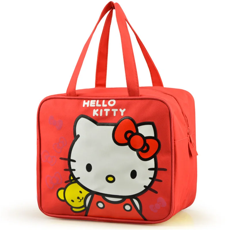 Sanrio My Melody Kawaii Hello Kitty Thickened Waterproof Portable Lunch Bag Cartoon Children\'s Bento Bag Insulation Bag