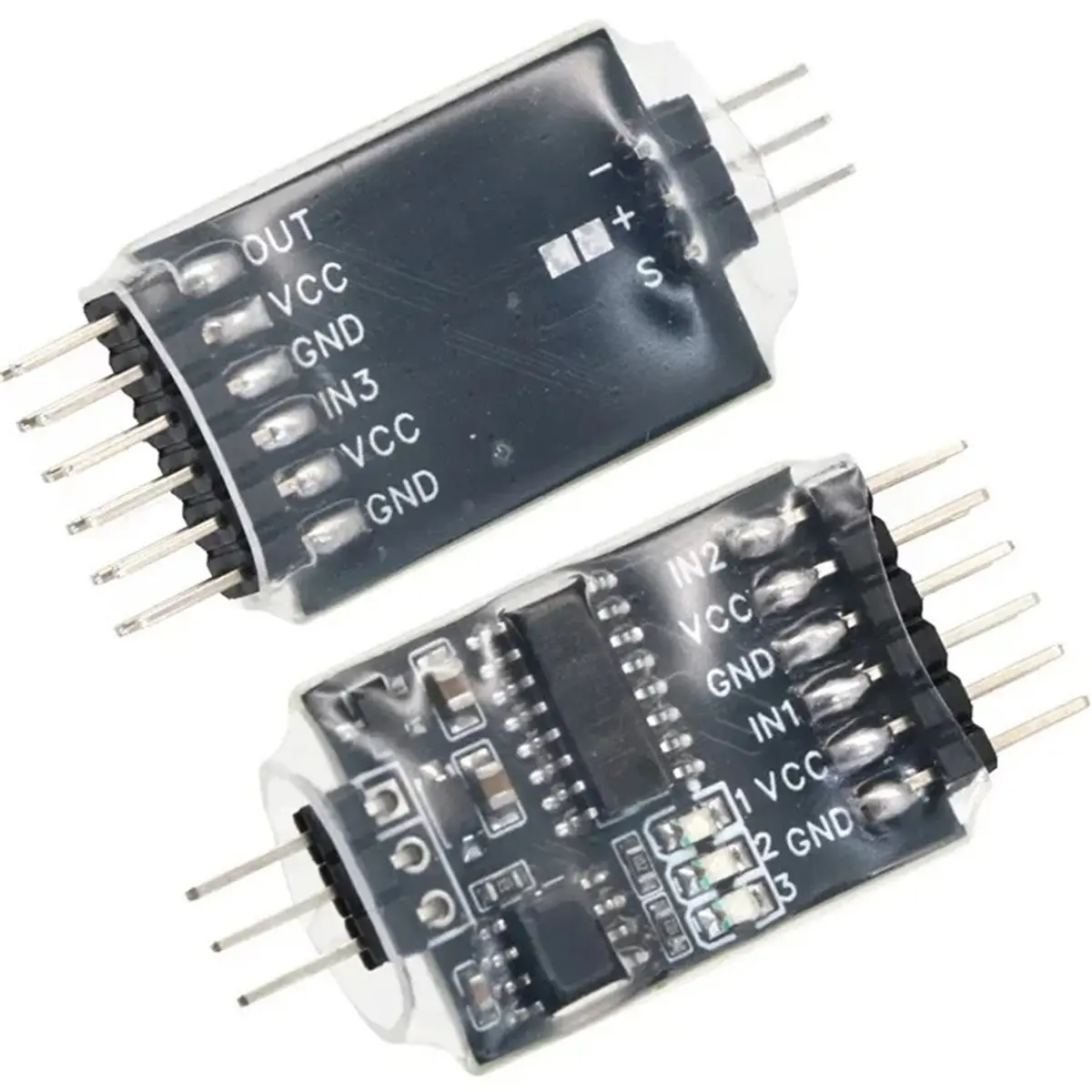 Dynamic 2Pcs FPV Racing Drone Camera 2/3-Channel Video Switcher Electronic Switch Remote-Controlled Video Switching Module