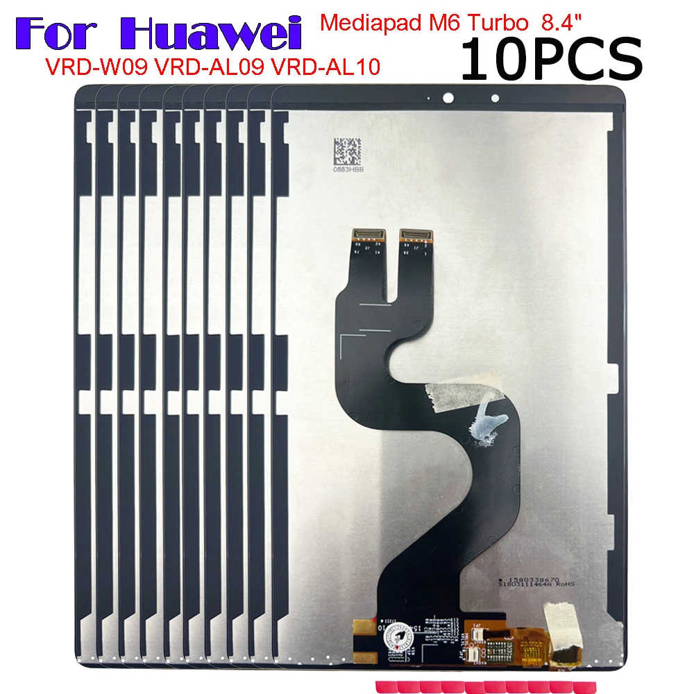 

10PCS NEW For Huawei MediaPad M6 8.4" VRD-W09 VRD-AL10 LCD Display Touch Screen Digitizer Glass Assembly Repair