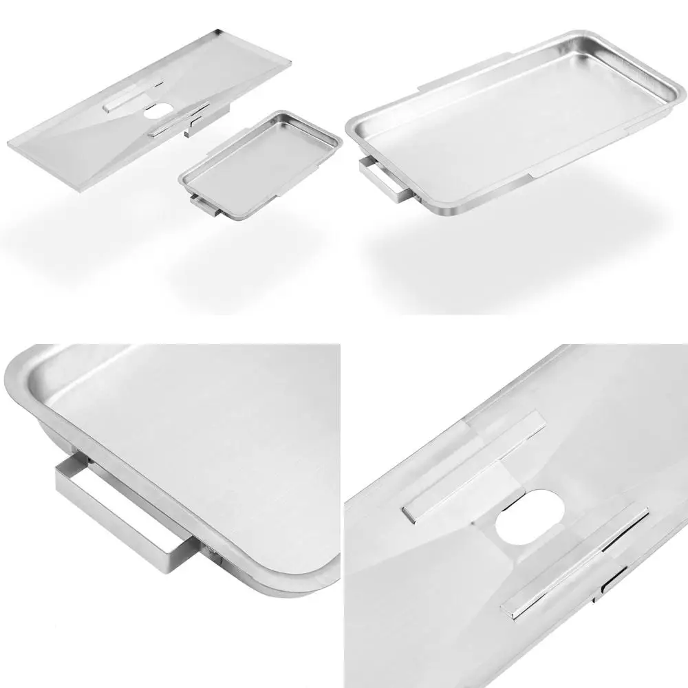 

Запасные части для гриля: поддон для сбора жира и регулируемый сборный поддон для слива жира