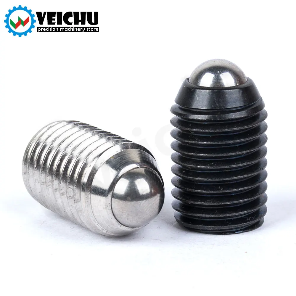 VCN414.1 Stainless/Carbon Steel Miniature Ball Plunger Spring Screw Hex Socket Ball Plunger With Threaded