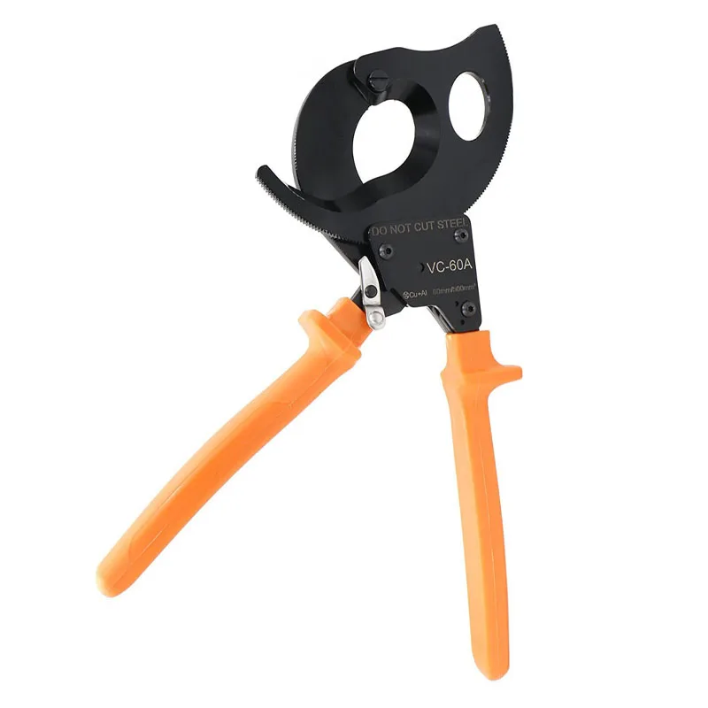 Ratchet vc 60A Use for 60 mm x 500 mm² aluminum wire scissor copper cable cutter Hand tool cable side cuttersбокорезы