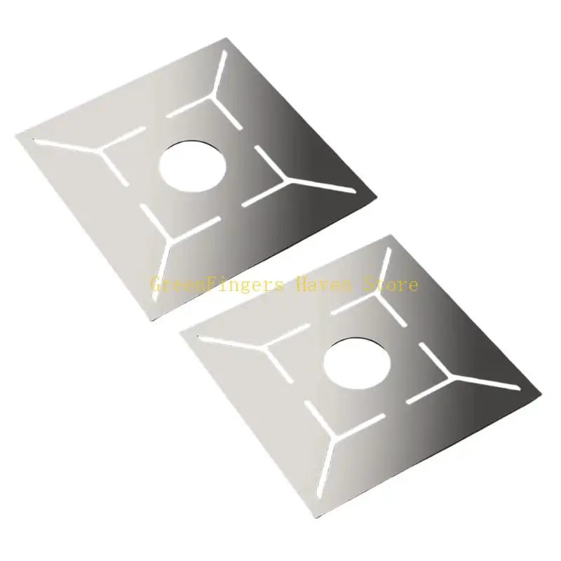 F68D Tile Measurement Locator Floor Drain Ruler Architectural Scale Ruler 50 Hole