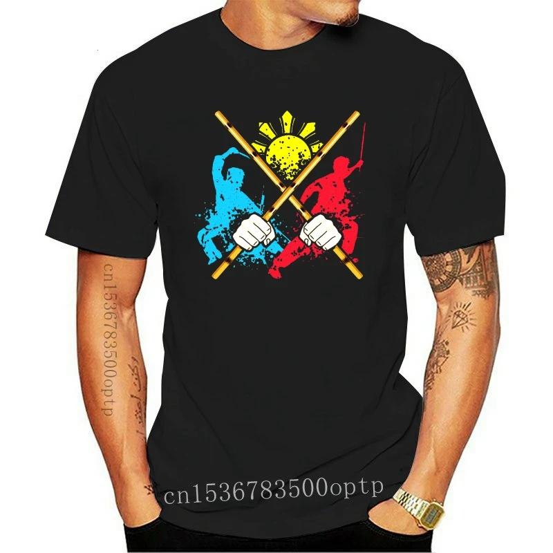 Eskrima-Camiseta con estampado de arte marcial Arni Kali, imágenes gráficas de primavera, talla Europea auténtica, 2024