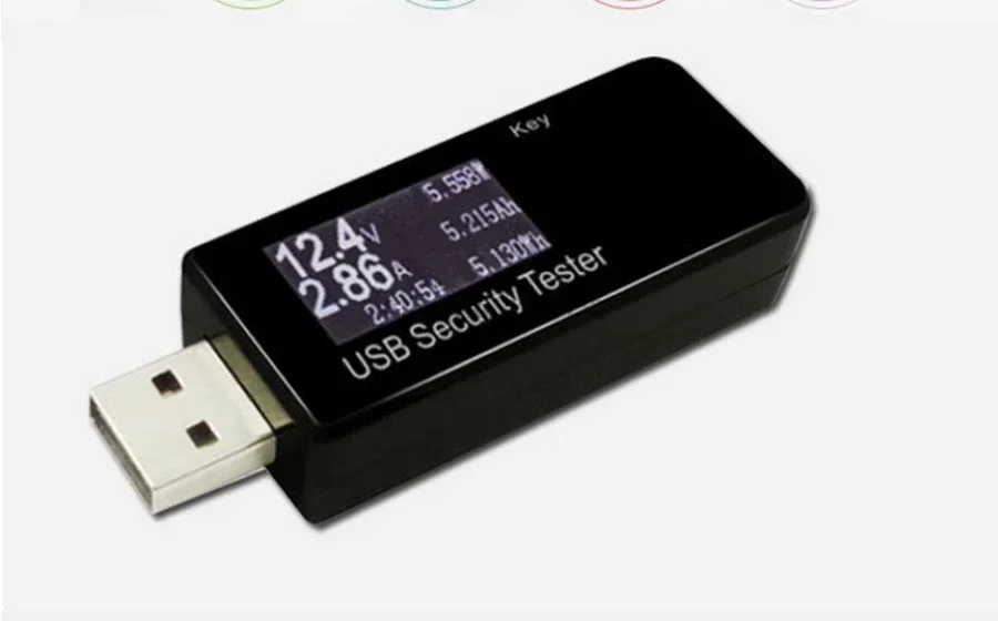100pcs high quality 5~30V DC Voltmeter ammeter current voltage meters capacity monito quick charger Battery USB tester