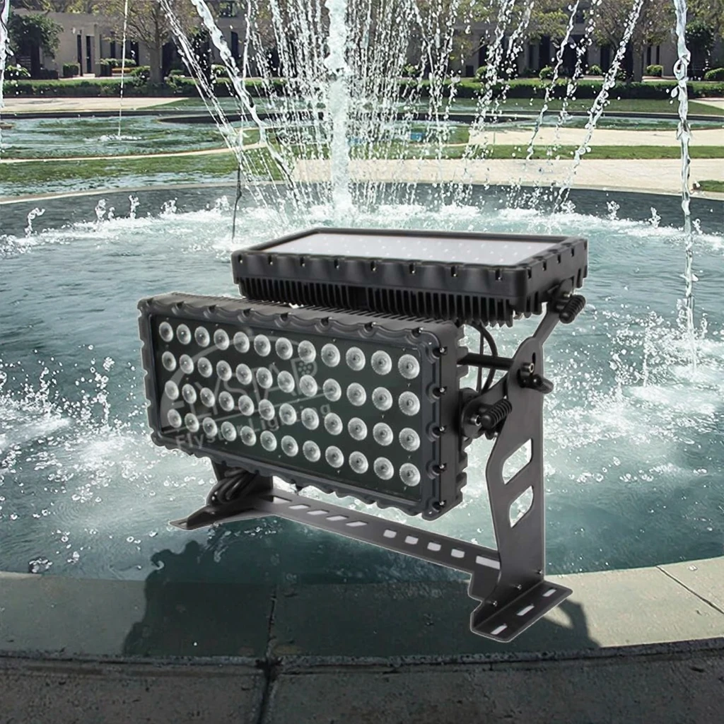 IP65 Waterproof 96×10W RGBW 4in1 LED Stage Light High Brightness Outdoor Urban Color Landscape Lighting