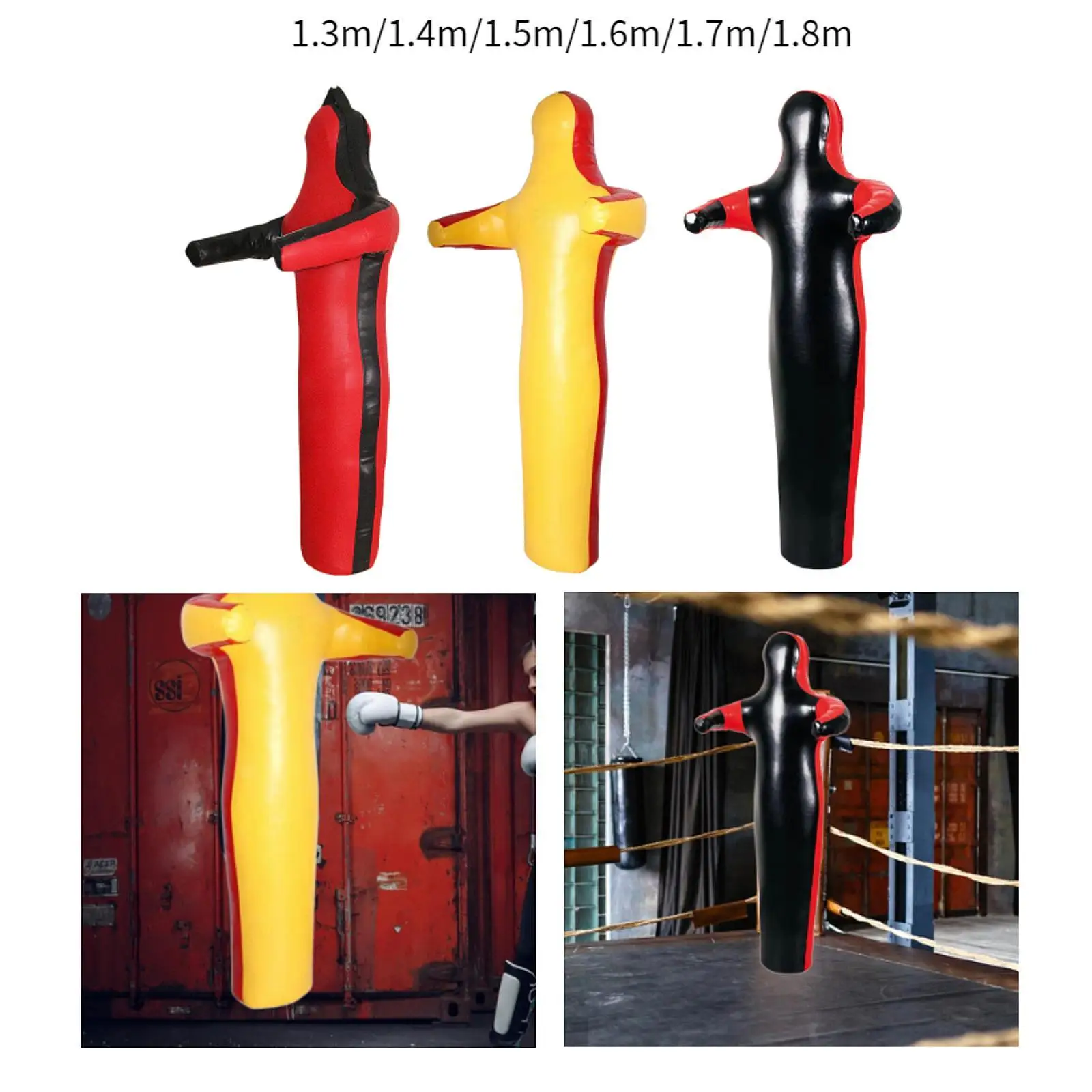 

Mma Grappling Dummy Unfilled Wrestling Punch Bag Multifunctional Throwing Boxing Bag for Mma Martial Arts Taekwondo Karate Judo