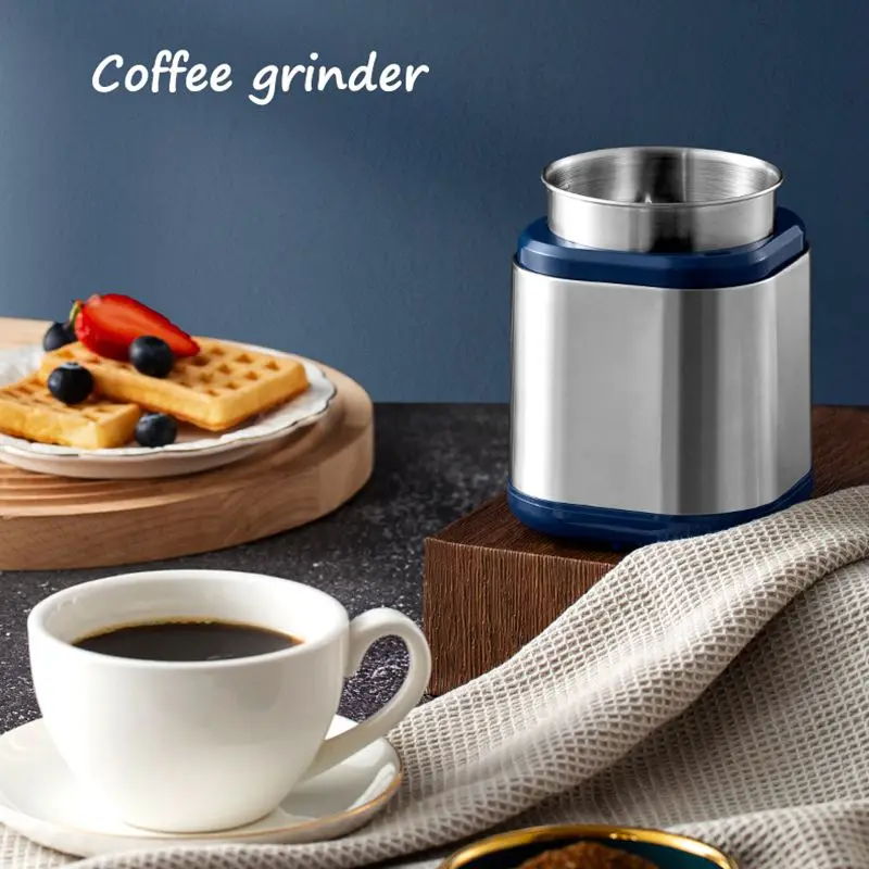 Multifunctional Coffee Grinder Herb Beans Spice pepper Grain Mill Ultra-fine Stainless steel Grind machine for kitchen 110V 220V