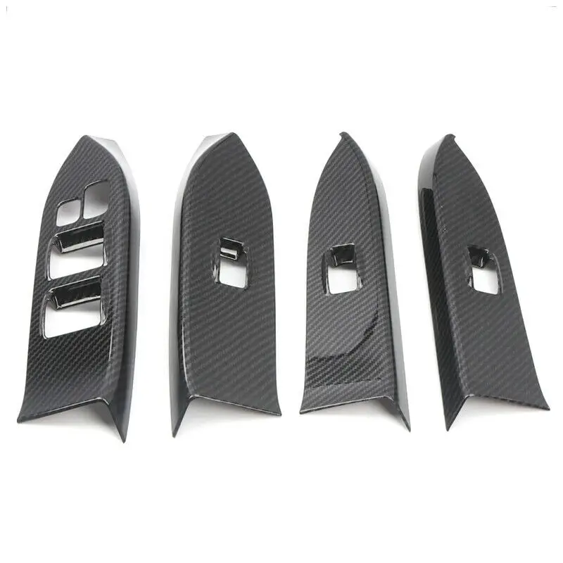 Per Mitsubishi Pajero 2007-2019 auto interruttore alzacristalli interni pulsante pannello copertura Trim Frame accessori decorativi