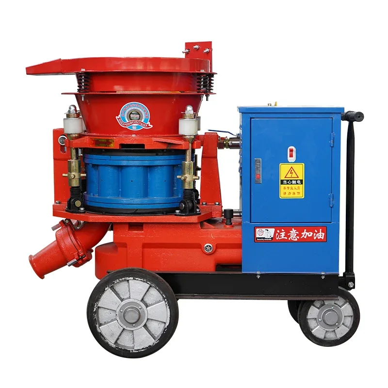 

Automatic PZ-6 Dry Sand Mortar Spraying Machine Concrete Cement Plaster Building Wall Mining Tunnel Tools Pump Engine Core