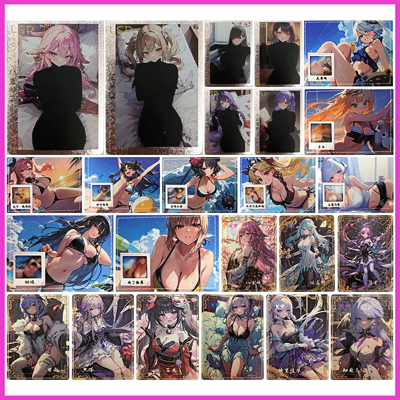 

Аниме «История богини», редкая коллекционная карта LSP XR SSP Yae Miko Furina Faruzan Ganyu Kamisato Ayaka, игрушки для мальчиков, подарок на день рождения