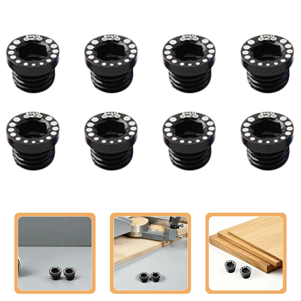 

8 Pcs Mountain Bike Folding Bicycle Speed Screw Bolt Brake Housing Threading Front Fork Wheel Adjuster Black Cable Mini