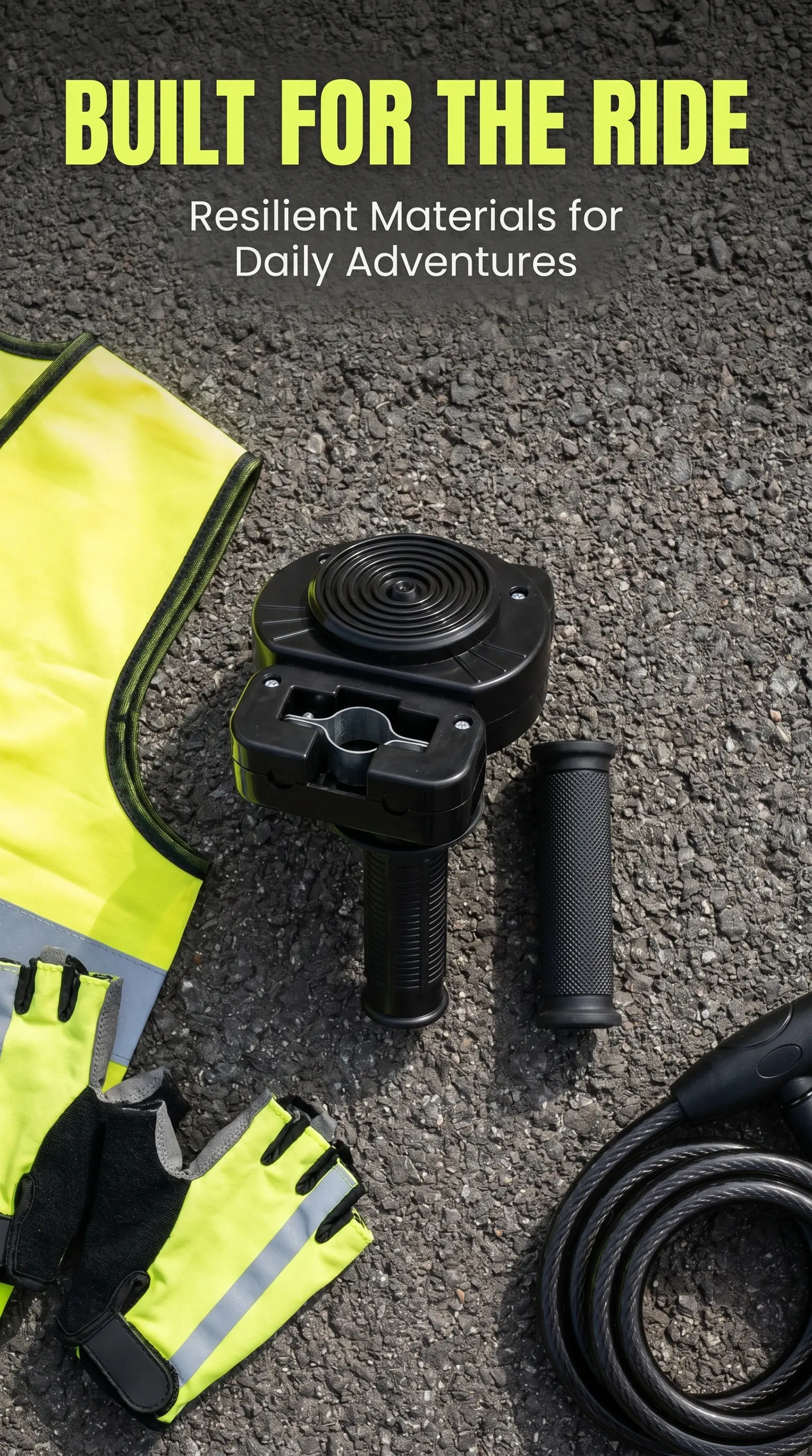 Bike Horn Loud Electric Sound Maker Handlebar Mount for Scooters Tricycles Bicycles Black Rubber Grip Throttle