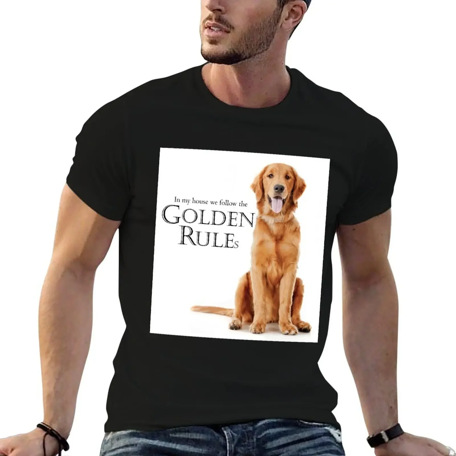 

The Golden Rules T-Shirt heavyweights man t shirt customs design your own mens t shirts