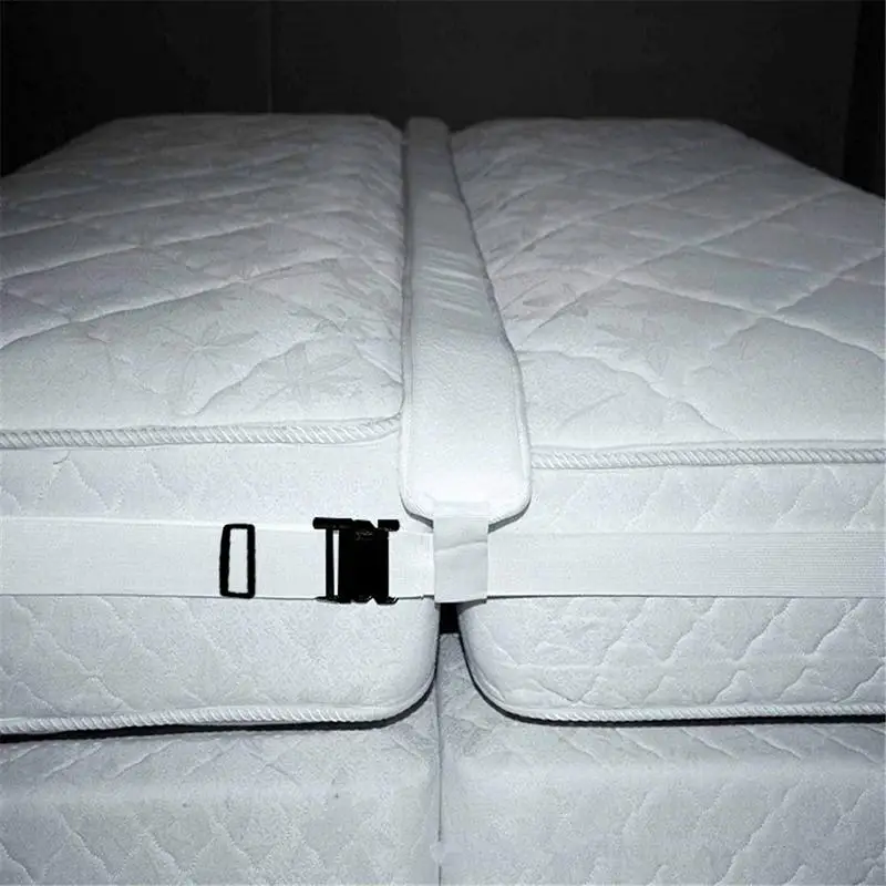 Relleno de espacio de cama fijo para hacer camas dobles en conector de colchón colchón de cama doble cinturón de cama fija para albergeles en dormitorios