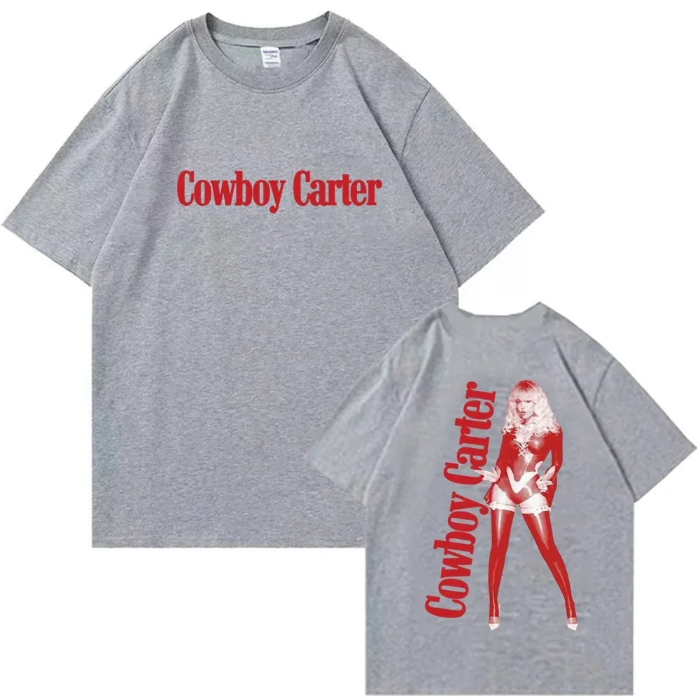 2024 Beyonce Cowboy Carter Album T-Shirts Woman Man Short Sleeve T Shirts Fans Gift Tops High quality Cotton Top Free shipping