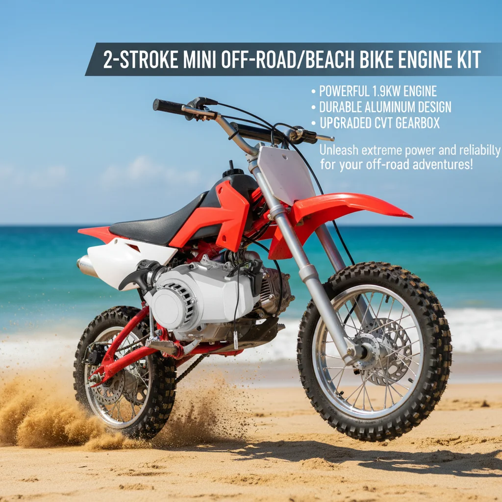 

Powerful 49cc 2-Stroke Motor High-Torque Bicycle Engine Kit with Fuel Tank & Chain for Mini Dirt Bike ATV Scooter