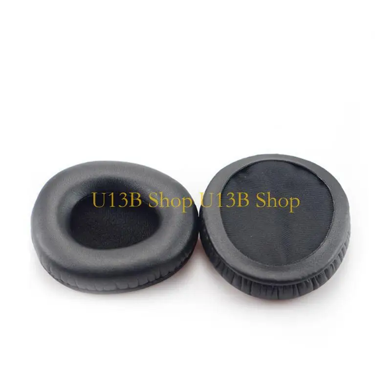 U13B Replacement Leather Ear Pads for Creative Aurvana Live1 Headphone Round Cup Earmuffs Comfortable Earpads