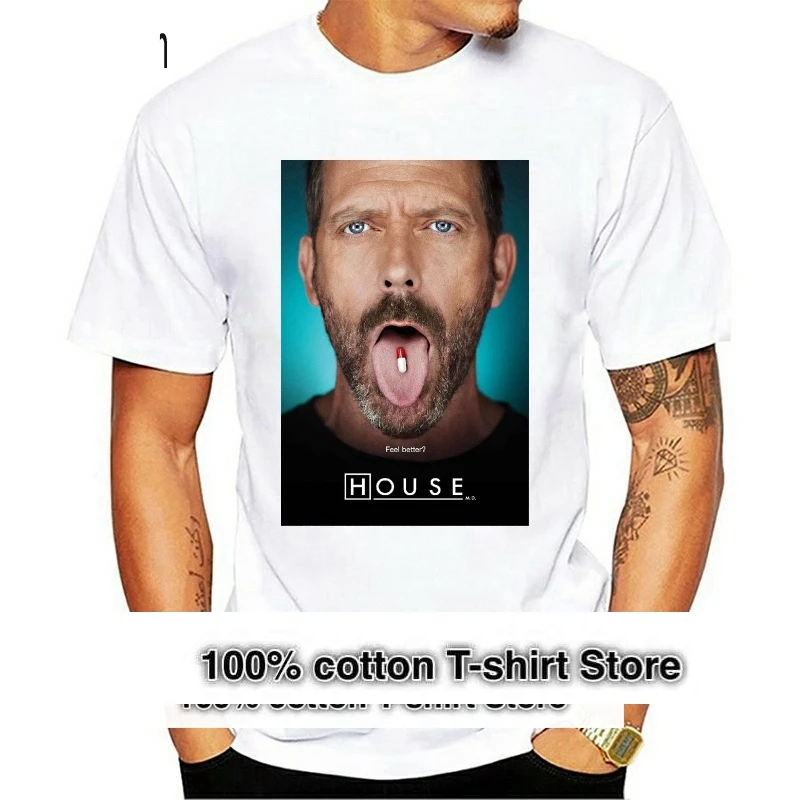 

Dr. House Everybody Lies Feel Better Retro Vintage Hipster Unisex T Shirt 954