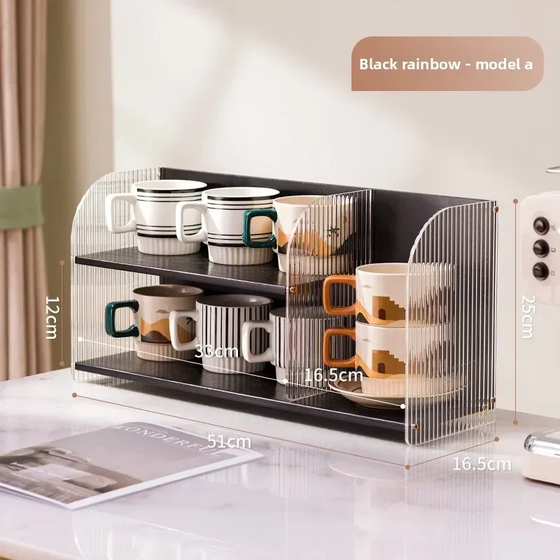 Modern Cup holder Dining table Water cup rack Coffee cup storage Water bar Desktop mug Teacup rack