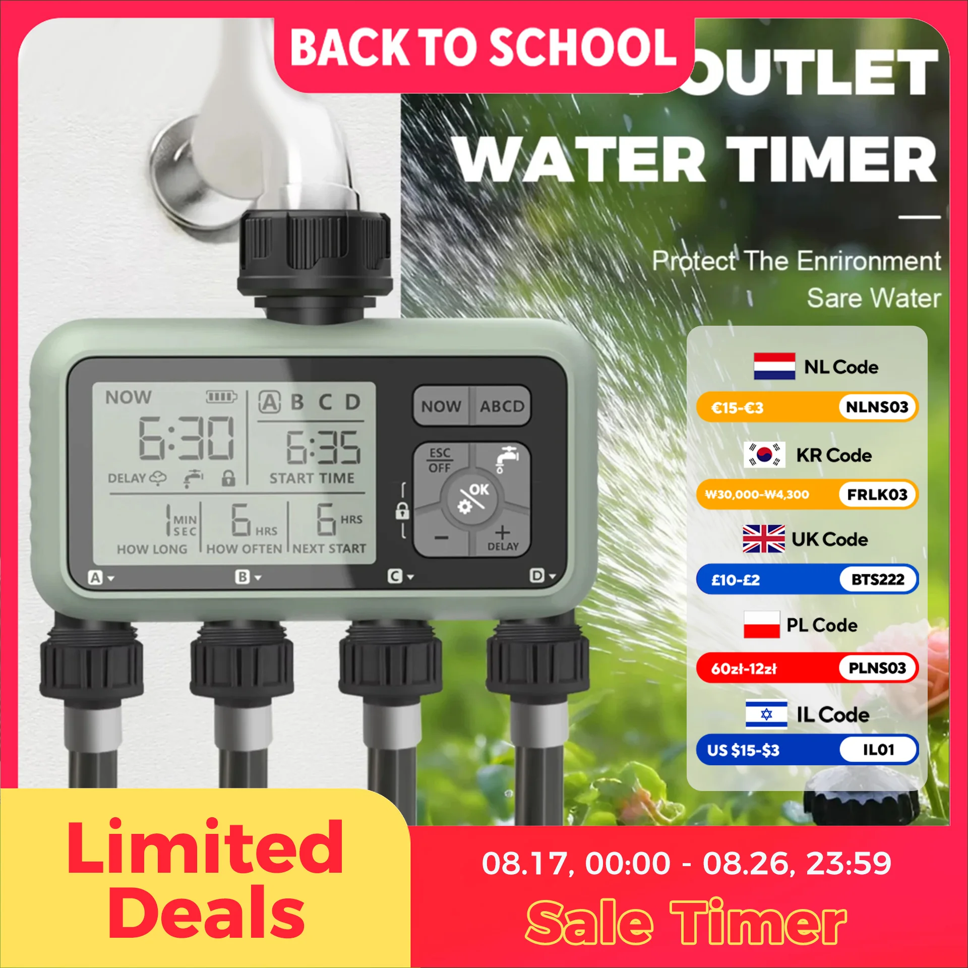 #21 New Garden Water Timers Arrivals
