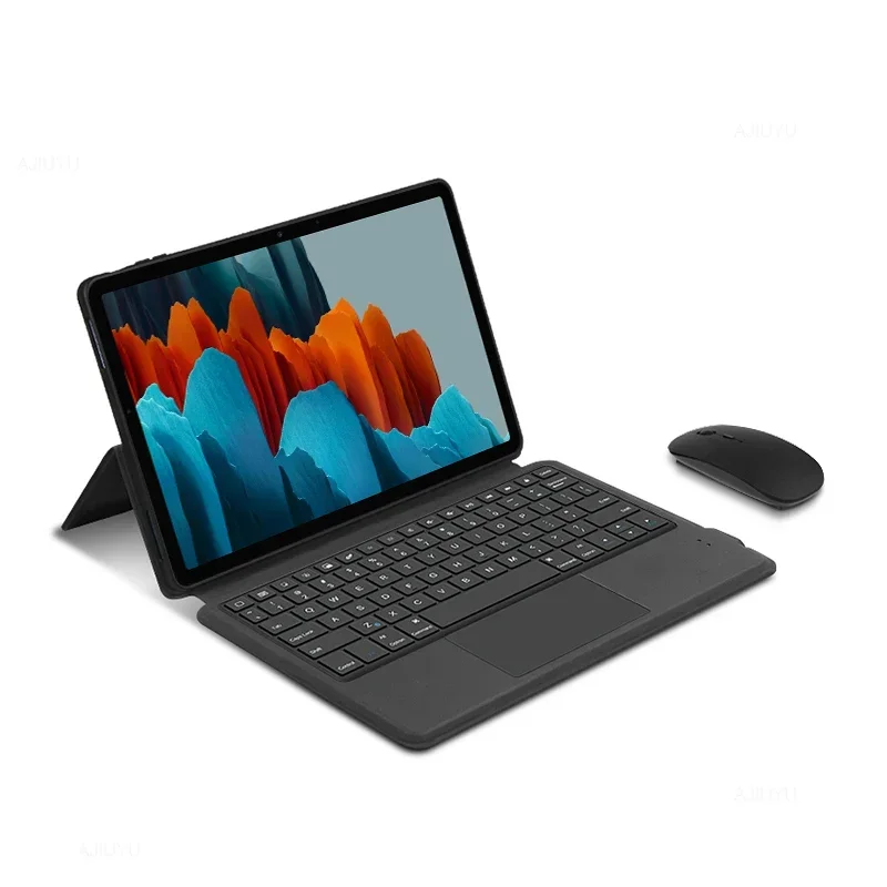 Caso de teclado inteligente para samsung galaxy tab s8 11 "SM-X700 x706 capa s7 SM-T870 t875 tablet teclado bluetooth casos tpu escudo