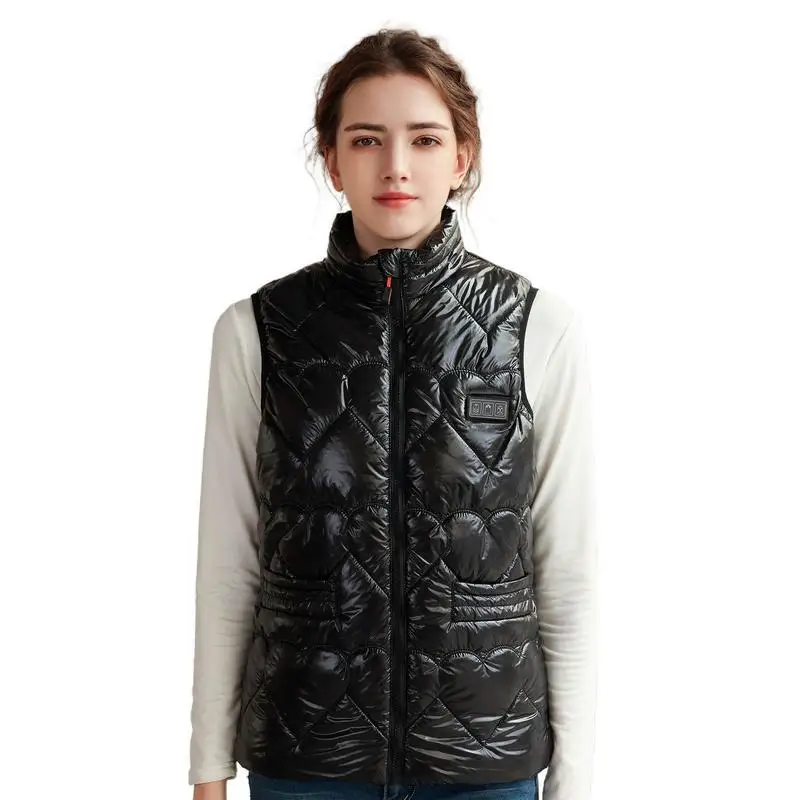 Rechargeable USB Heated Jacket USB Rechargeable Fast Heating Vest For Winter Lightweight Heated Jackets With 3 Heating Levels