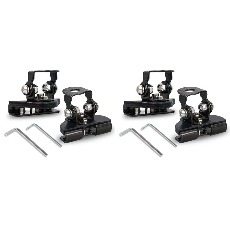 

Универсальные монтажные кронштейны для светодиодных фонарей, регулируемые крепления на стойке капота, кронштейн для крепления светодиодного рабочего фонаря, держатель, 4 шт.