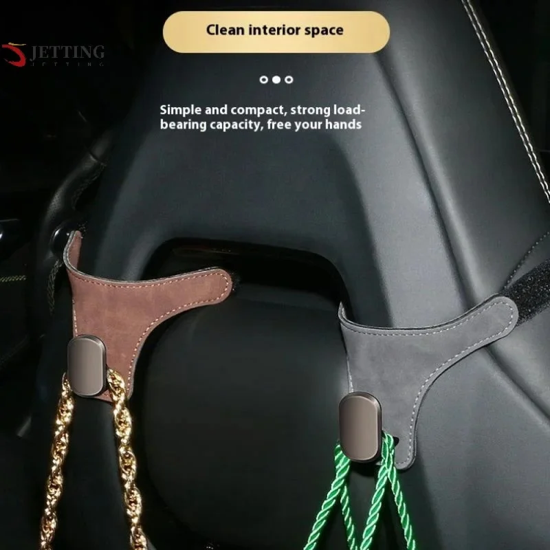 Pu Leather Auto Sports Seat Back Hook Organizer Car Sports Seats Storage Hanger For Handbag Purse car interior accessories
