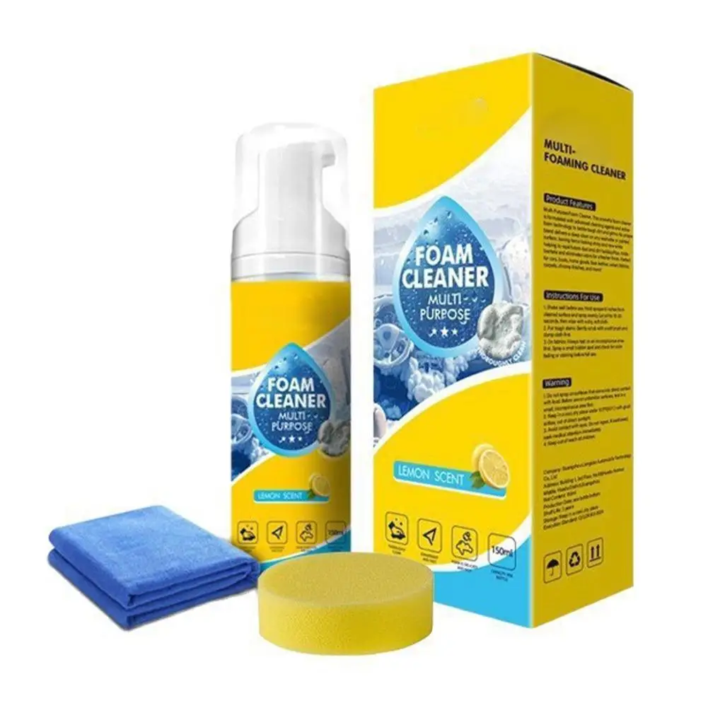 Foam Cleaner All-purpose Deep Cleaning Spray for Bathroom Car Interior Leather Plastic Fabric Multipurpose Cleaning Degreaser