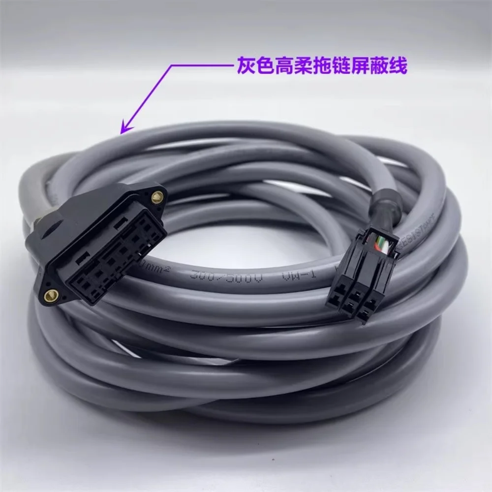Кабель питания F06B-0001-K019 F06B-0001-K020 6-жильный тормозной кабель 6P + 6P разъем для Fanuc Кабель питания F06B-0001-K019 F06B-0001-K020 6-жильный тормозной кабель 6P + 6P разъем для Fanuc