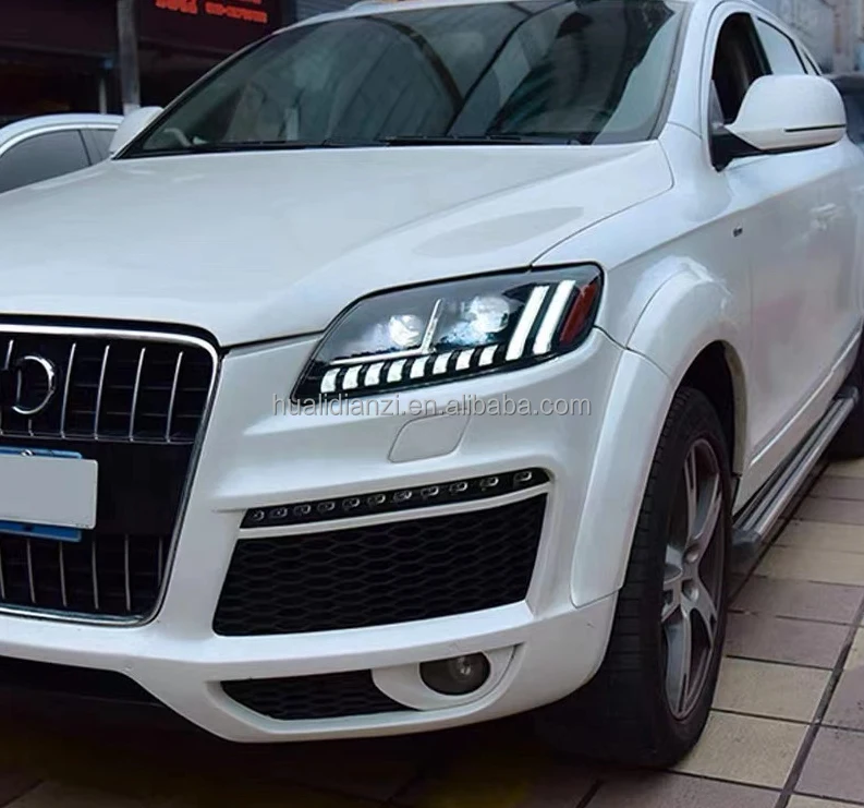 Geändert zu Q8 Style Full Led Scheinwerfer Scheinwerfer Front Lampe mit Dynamik für Q7 Kopf Lampe Kopf Licht 2006-2015