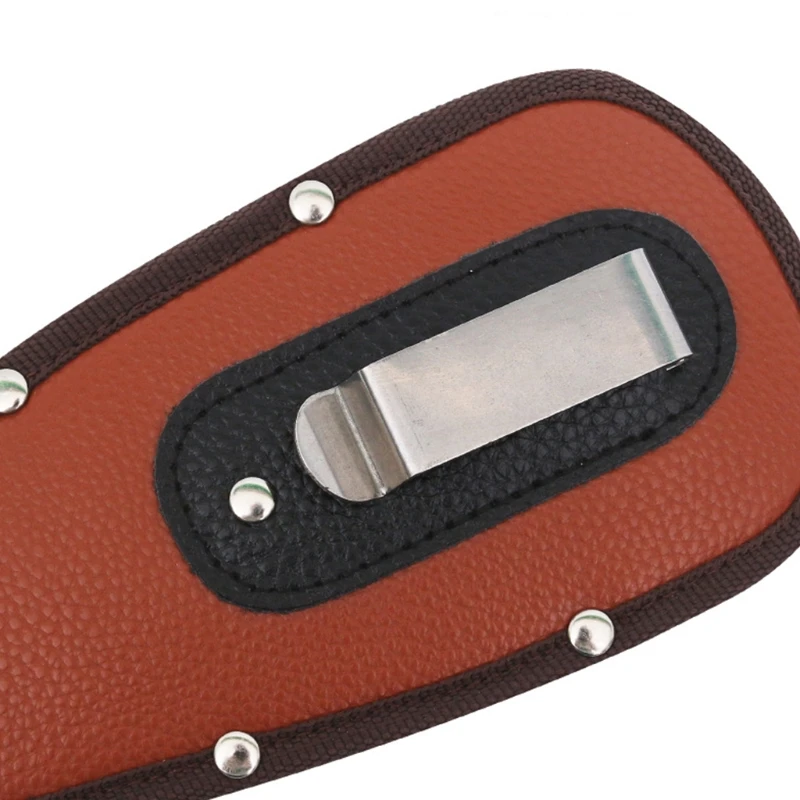 A2UD Pruner Sheath Leather Holster Scabbard for Pruning Shears/Garden Scissors