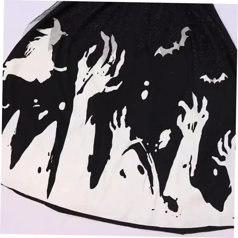 Glowinthek Reaper Skelett Kostüm Halloween Cosplay Damen Fancy Dr Par Bühnenauftritt Traditionelle chinesische ethnische...