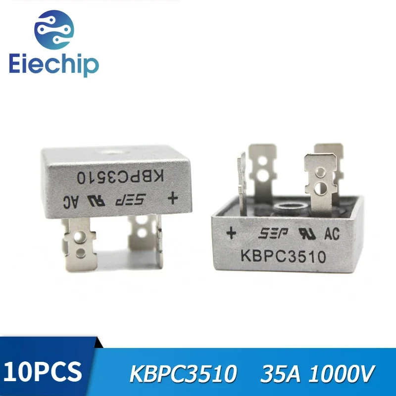 10PCS Diode Bridge Rectifier KBPC5010 KBPC2510 KBPC3510 KBPC1510 Diode Bridge Rectifiers Diodes