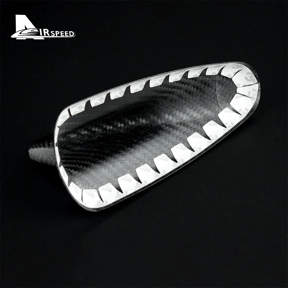 Real Hard Carbon Fiber Car Antenna Shark Fin Cover Aerials Antenna For Volkswagen VW Golf 8 MK8 ID.3 2021 2022 Accessories Trim - view 5