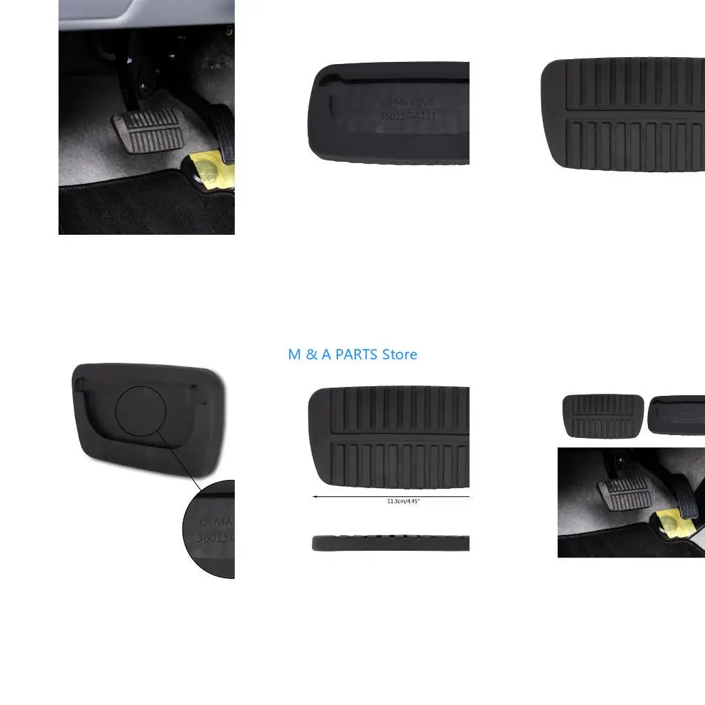 U1JF Upgraded Brake Clutch Pedal Pad Rubber Replacement Cover Replacement 36015GA121 Easy Installation for