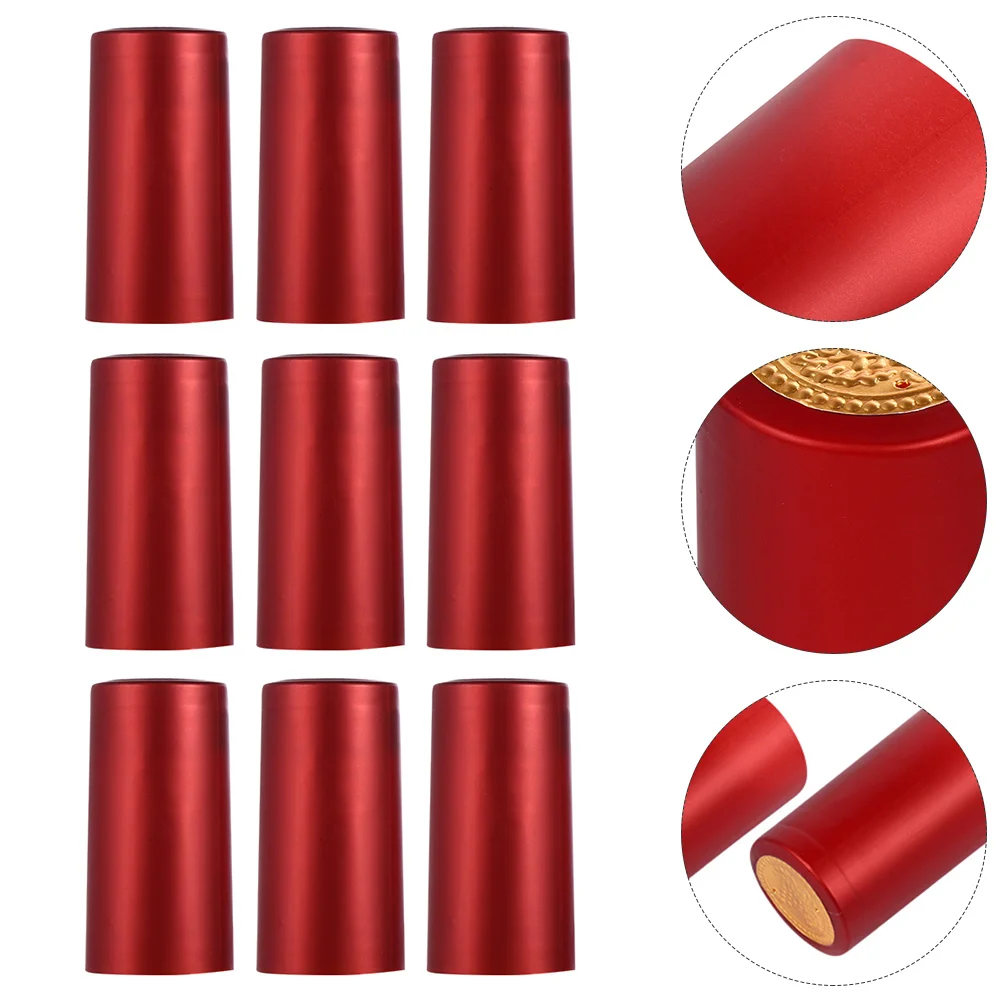 Capsule Red Bottle Shrink Film Heat Tubing Capsules for Shrunken Wines Plastic Sealing