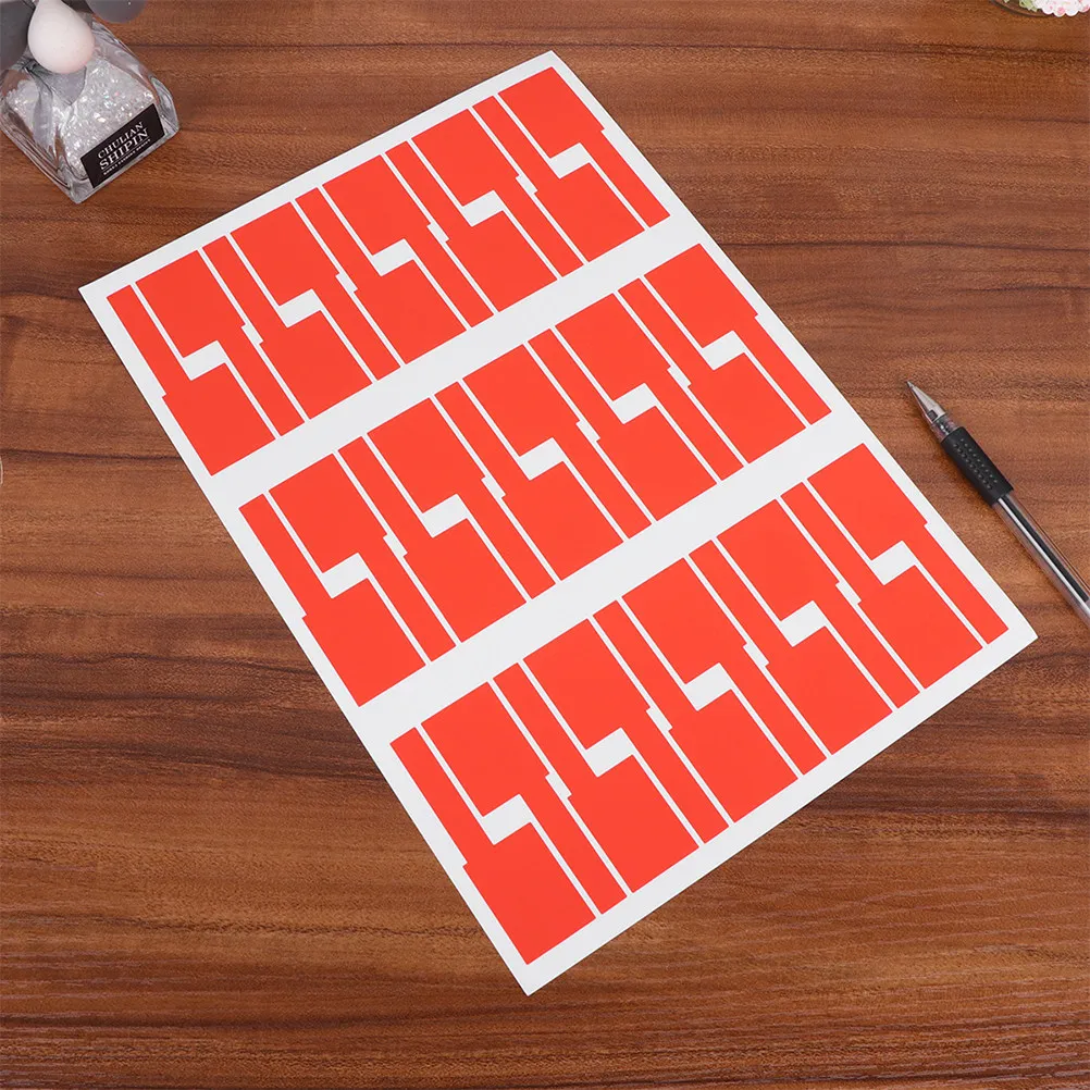 10Pcs Bright Smooth Cable Labels Synthetic Paper Waterproof Corrosion Resistant High Temp Flexible Self Adhesive Identification