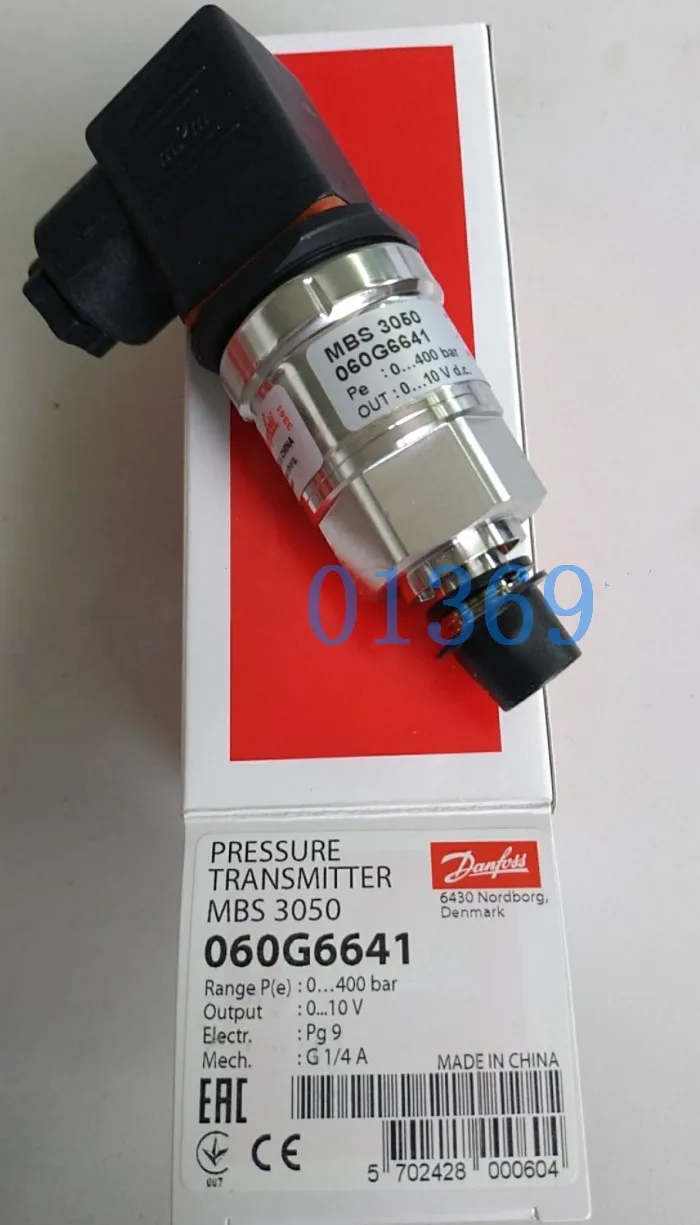 Special offer: Danfoss MBS3050-060G6641 pressure sensor (0-10V, 0-400bar)